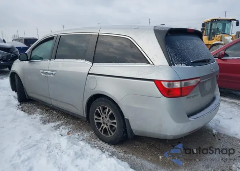 2013 Honda Odyssey Ex-L z USA, uszkodzony, nr VIN 5FNRL5H61DB079755